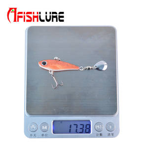 Balıkçılık cazibesi kurşun balık jig yemler 3D kurşun balık kaşık 3D baskı ile 50mm 18g Metal cazibesi - Product Image 4