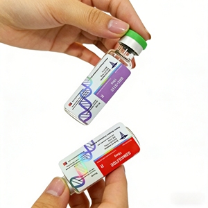 Etiquetas de Seguridad Holográficas de Alta Calidad para Viales de Péptidos de 3ml y 10ml, Impresión Holográfica Personalizada para Viales de Farmacia - Product Image 2