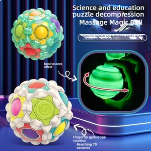 Lo más nuevo, divertido, reconocimiento rápido de Color, Bola de rompecabezas única, juego para aliviar el estrés, presionando la bola de cubo mágico, cubos antiestrés - Product Image 1