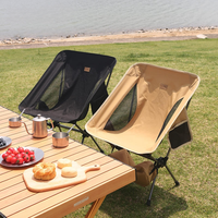 Chaise pliante portable ultralégère en aluminium avec tissu Oxford renforcé, siège compact pour le camping, la randonnée, la pêche, la plage, les pique-niques et les voyages