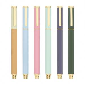 Stylos à bille hexagonaux en métal, plusieurs couleurs, design hexagonal, clip doré, cadeau promotionnel d'entreprise, stylo à bille avec logo personnalisé - Product Image 1