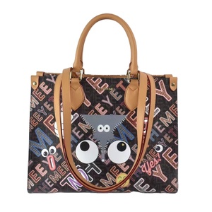 Borsa da donna a tema occhio di alta qualità borsa da ufficio stampata in PU borsa tote di qualità con design <span class=keywords><strong>graffiti</strong></span> 2451 # - Product Image 2