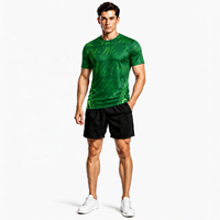 T-shirt à manches courtes pour homme avec impression graphique camouflage personnalisée ODM OEM, impression intégrale 3D pour vêtements de cyclisme