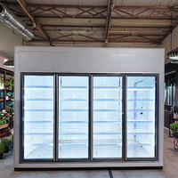 Tienda de conveniencia Pantalla de entrada, refrigerador, sala de almacenamiento en frío, temperatura precisa, control de humedad, enfriadores, cuevas de cerveza, supermercado