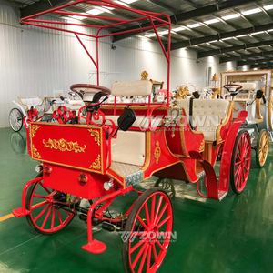 Vintage Royal Victorian Tourism Sightseeing Luxury Electric & Horse-Drawn Carriage for Equestrian Parks & Attractions - Product Image 4