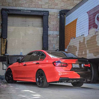Accessoires de voiture M Performance Carbon Fiber Look M Tech Bodykit M Sport MP Rear Diffuser Lip pour BMW 3 Series F30 2012-2019