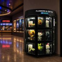 Máquina Expendedora de Ramos de Flores Frescos de Autoservicio para Hoteles de Lujo, Totalmente Automática y Profesional