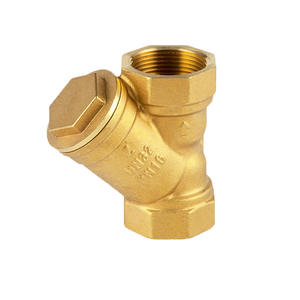 Vanne de retenue en laiton de haute qualité en forme de Y avec filetage interne et filtre en laiton résistant aux hautes températures - Product Image 1
