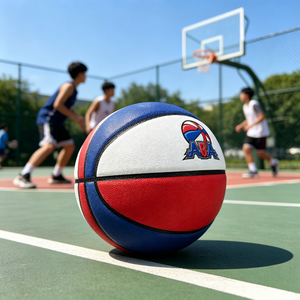 Pallone da <span class=keywords><strong>basket</strong></span> personalizzato all'ingrosso in gomma, taglia 6, per allenamento giovanile su strada, in campo coperto e all'aperto - Product Image 4