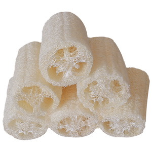 Éponge naturelle en luffa, ronde, pour le bain et l'exfoliation corporelle, origine : province du Henan - Product Image 5