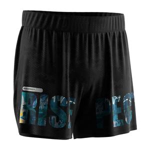 Shorts de sport personnalisés en polyester à taille élastique pour la sublimation, idéaux pour le cyclisme, le bodybuilding, le yoga et l'entraînement physique en club - Product Image 3