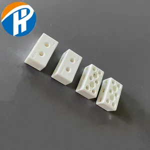 High Quality Ceramic Terminal glazed 4P four phase position 10 hole Ceramic Terminal block Connector