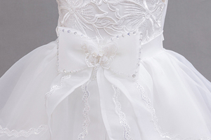 Vestido de Noche para Niñas Grandes, Estilo Princesa, Elegante, de Tul, Largo hasta el Tobillo, para Baile, Actuación de Piano, Fiesta de Navidad - Product Image 6