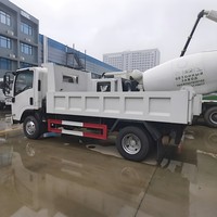 Camion à benne basculante miniature diesel ISUZU KV100 4x2 d'occasion, Euro 3, 150-250 ch, boîte de vitesses manuelle, 6 tonnes, camion léger, benne basculante, 4-6 L