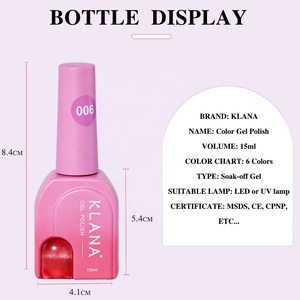 KLANA Offre Spéciale – Kit de 6 Gels UV pour Ongles 15ml – Gel Semi-Permanent Effet Œil de Chat Magnétique pour École, Salon et DIY - Product Image 5