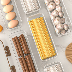 Хит продаж, Штабелируемый контейнер для сухого зерна, герметичный пластиковый прямоугольный ящик для хранения яичной лапши - Product Image 2