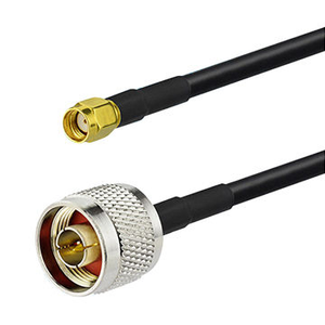 Assemblage de câble coaxial 50OHM RG58 personnalisé d'approvisionnement d'usine avec connecteurs <span class=keywords><strong>BNC</strong></span>/SMA/TNC/N/UHF pour les télécommunications d'antennes radio - Product Image 1