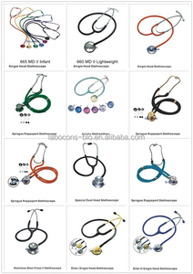 LANNX 665 MD II Stéthoscope de médecin multifonctionnel pour nourrissons Stéthoscope de cardiologie pour adultes à tête unique Estetoscopio étanche - Product Image 5