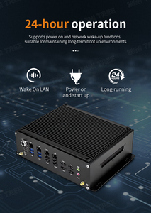 Mini PC Industrial 4HD2.0 6COM DB9 14xGPIO I5 8305G 8705G M.2 NVME Gráficos AMD 4x2.5G Lan Montado na Parede Computador Robusto Linux 4G - Product Image 5