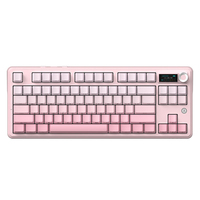 Clavier mécanique AJAZZ MK87 87 touches, tri-mode, hotswap, avec écran TFT, RGB, Gasket, clavier de jeu personnalisé