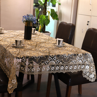 Nappe de table en dentelle brodée au point de croix à bas prix