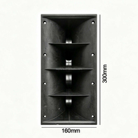 Profesional Cocok untuk Line Array Dual 75core Tweeter Speakers Line Array Horn Double Throat Opening