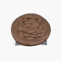 Fauteuil de luxe Moon Circle Light avec structure métallique pour chambre à coucher, dortoirs, appartements, jardin, cour, salon extérieur