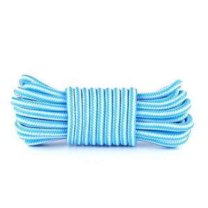 เชือกผูกรองเท้าทรงกลมแบบสปอร์ต ทนทาน ทำจากโพลีเอสเตอร์ ปลายพลาสติก เชือกฝ้ายทรงกลม สำหรับรองเท้าเดินป่า รองเท้ามาร์ติน รองเท้าผ้าใบลำลอง - Product Image 6