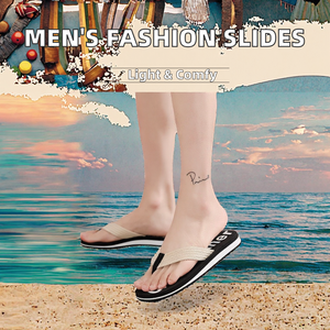 Wholesale Men's EVA <b>Rubber</b> Soft Shoes Fashionable Flip-Flops with Anti-Slippery Feature for Summer and Winter Seasons Low MOQ - Product Image 2