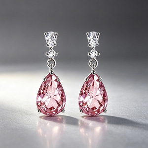 Boucles d'oreilles en forme de larme pour femmes, style frais, accessoires d'oreille pour usage quotidien - Product Image 2