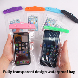 Universal Clear PVC Phone <strong>Bag</strong> <strong>Waterproof</strong> Touch Screen Swimming Hot Spring Transparent Mobile Phone <strong>Waterproof</strong> <strong>Bag</strong> for <strong>iPhone</strong> - Product Image 5