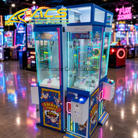 ACS Meilleure vente : Machine à griffes en métal avec vitrine, à monnayeur, pour attraper les peluches, avec éclairage LED, style arcade, personnalisable, direct usine
