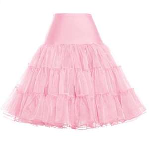 Q30429 Logo personnalisé 25 "65CM Long <span class=keywords><strong>jupon</strong></span> <span class=keywords><strong>pour</strong></span> mariage Vintage Cosplay <span class=keywords><strong>jupon</strong></span> Crinoline sous-jupe <span class=keywords><strong>Rockabilly</strong></span> Tutu jupe - Product Image 5