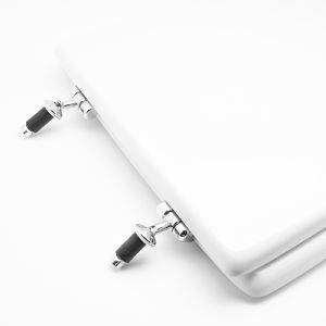 Abattant de toilette moderne Dolomite Vaso Mia à dégagement rapide, design allongé en bambou, bois, plastique, urée et résine UF - Product Image 3