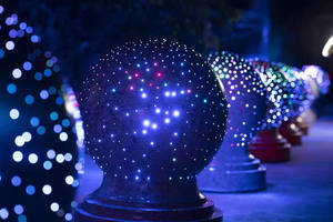 Poteau de signalisation LED en pierre ronde, blocage de route, pierre de granit, pierre de butée, colonne de marbre, butée de voiture - Product Image 5