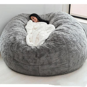 IStapromo Gifts Sofá puf gigante sin relleno de 5, 6 y 7 pies, sillón para sala de estar, de felpa suave de imitación de piel, sofá puf gigante - Product Image 6