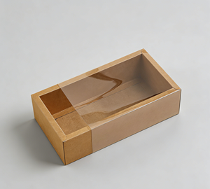 Customized High-End Eco-Friendly Recyclable Kraft Paper Drawer <b>Box</b> with PVC Liner for Certified Luxury Packaging From Vietnam - Product Image 5
