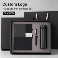 Coffret Cadeau d'Entreprise Personnalisable, Carnet A5 100 Pages, Tasse Isotherme en Acier Inoxydable, Stylo, Coffret Cadeau Annuel d'Entreprise