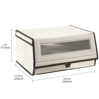 Boîtes de rangement pour placard en tissu empilable moderne pliable personnalisé bacs organisateur de chaussures avec couvercle
