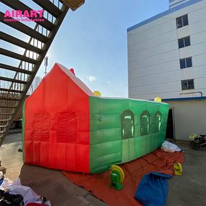 Renne gonflable de décoration de Noël, modèle de clôture de cuvette de renne gonflable personnalisé pour l'affichage - Product Image 5