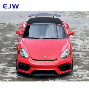 Convient pour <span class=keywords><strong>Porsche</strong></span> 987 mise à niveau 718GT4 RS plastique PP matériel pare-chocs avant, <span class=keywords><strong>Porsche</strong></span> ancien et nouveau pare-chocs avant - Product Image 1