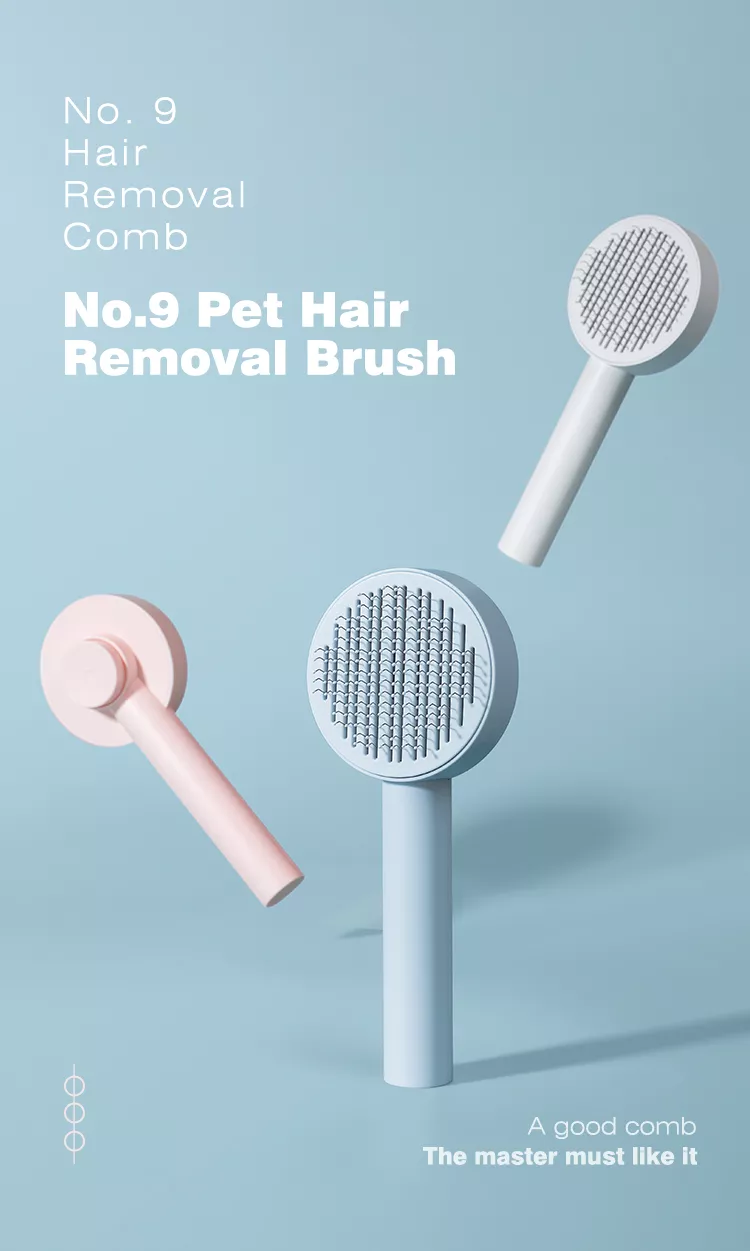 ABS Material Dogs Cats Pets Grooming Brush Floating Hair Remover Comb