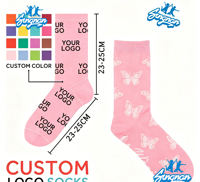 GH Nouvelles Chaussettes Mi-Mollet pour Hommes et Femmes, Motifs Animaux et Fleurs (Koalas, Moutons, Canards, Cochon), Chaussettes Amusantes à Motifs de Dessins Animés