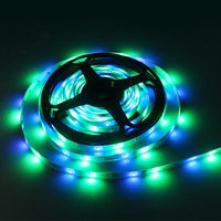 Kit de Bande LED RVB 5050 Étanche en Gros, 5m 10m, avec Alimentation, Ruban LED 16,4 Pieds (5m 10m), Kit de Bande Lumineuse LED RVB SMD 5050