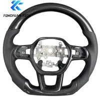 Volant en fibre de carbone forgé sur mesure pour Honda Civic Gen Accord 10e 9e 11e Fl Acura Integra DC2 DC5 CV1 DE4 Rsx Tsx Tlx