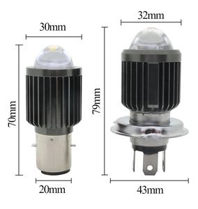 مزدوج اللون CSP العارض عدسة دراجة نارية المصابيح الأمامية H6 BA20D H4 LED مرحبا لو شعاع موتو قيادة دراجة نارية مصابيح LED - Product Image 6