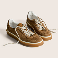 Chaussures GAT en cuir véritable pour hommes, style vintage, design de créateur, chaussures de sport allemandes, antidérapantes, respirantes, semelle épaisse, confortables, décontractées, chaussures de sport