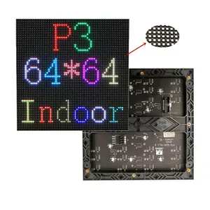 Hot Sale LED Matrix Indoor Module 192x192mm 64x64 Dots 1/32 Scanning Full Color SMD2121 LED Display Panels