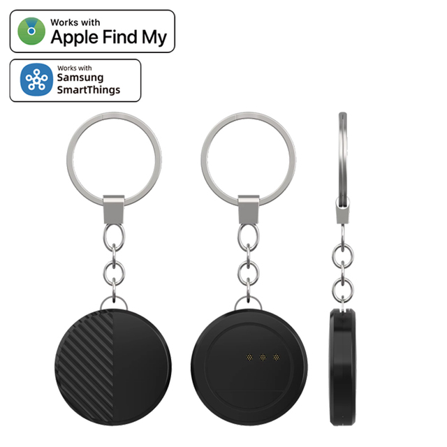 MFI Certified Smart Wireless GPS Tracker Tag Finder Locator Find My for Apple IOS Samsung SmartThings Device