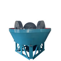 Moulin à tambour humide à trois rouleaux pour minerai d'or, machine de broyage de roche aurifère pour l'exploitation minière